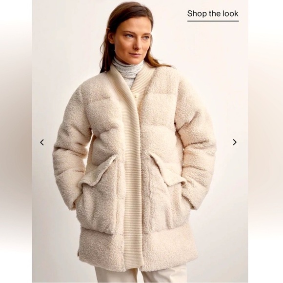 Varley Wynn Sherpa Puffer Coat - Picture 1 of 6